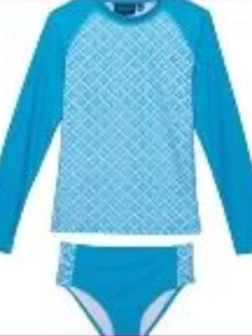 CABANA LIFE Preppy Geo Long Sleeve set Rashguard Size 4